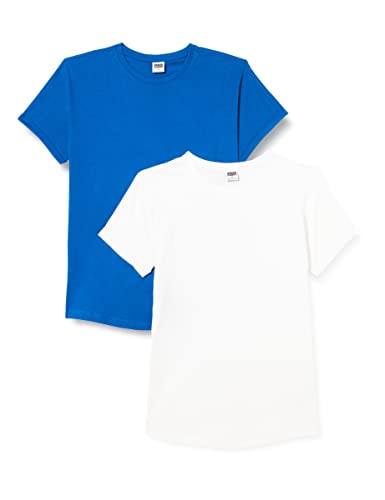 Urban Classics T-shirt męski, White+Sportty Blue, S