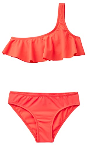 United Colors of Benetton Dziewczęcy dwuczęściowy kostium kąpielowy, Rosso 74b, M