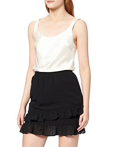 Vila Damska spódnica Viminea Hw Skirt/Su Rock, czarny/szczegół: solidny, 36
