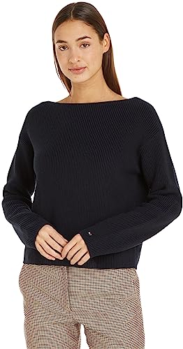 Tommy Hilfiger CO Kardigan Stitch Open-NK SWT, Pustynne niebo, XXS