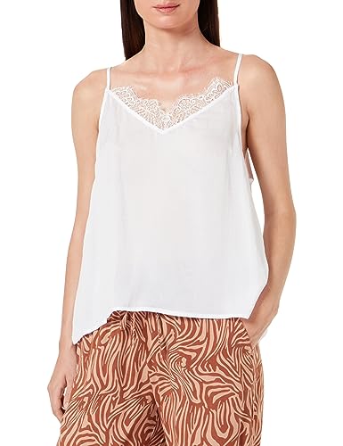 TILDEN Damski top koronkowy 37431018, biały, L, biały, L