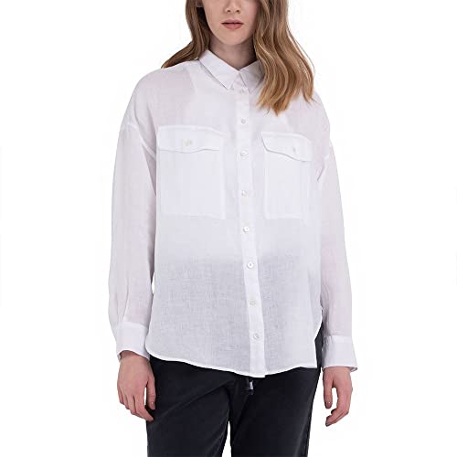 Replay Bluzka damska, 001 Optical White, M