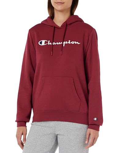 Champion Legacy American Classics W-Light Powerblend Fleece Damska bluza z kapturem, Czerwony Tbr, S