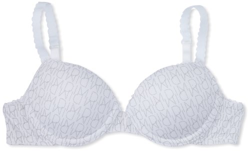 Dim Biustonosz z obręczami wyściełany z mikrofibry Dim Touch Dziewczyna x1, Biały (White), 85A