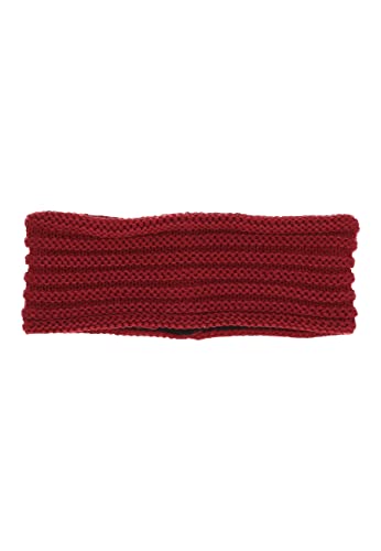 Sterntaler Strick-stirnband Rippenmuster Opaska na głowę dla chłopców na zimną pogodę, dunkelrot, 53