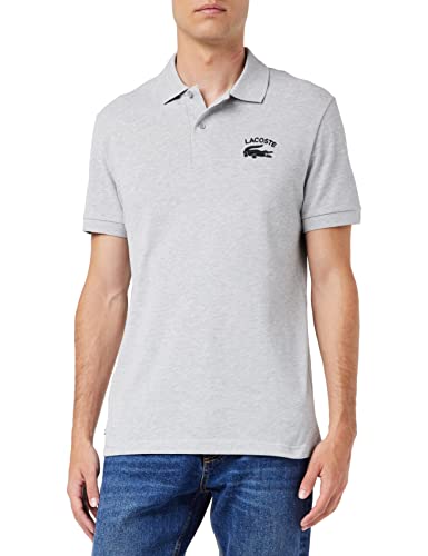 Lacoste męska koszulka polo, Chińskie srebro., XS