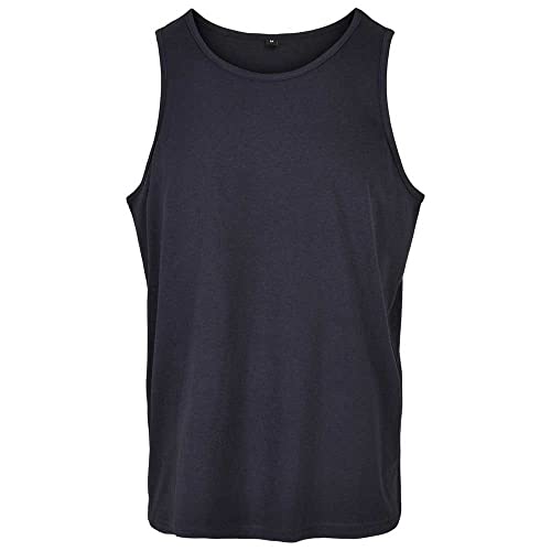 Build Your Brand Męski Basic Tank T-Shirt, Basic męski tank top z bawełny na lato, dostępny w wielu kolorach, rozmiary XS-5XL, grantowy, M