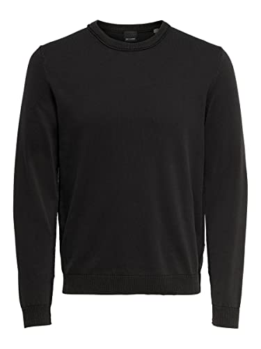 ONLY & SONS Sweter męski Clark, czarny, XL