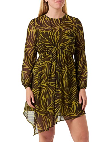 Sisley Damska sukienka 4W7XLV036, wielokolorowa, 63D, 36, Wielokolorowy 63D, 36