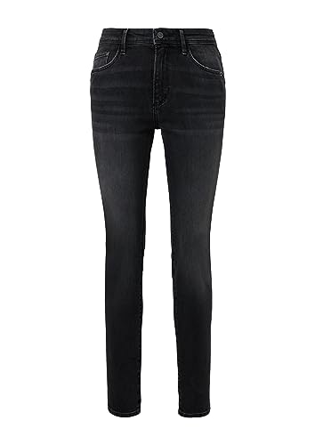 s.Oliver damskie spodnie jeansowe Slim Leg Grey/Black 40, szary/czarny, 40W / 32L