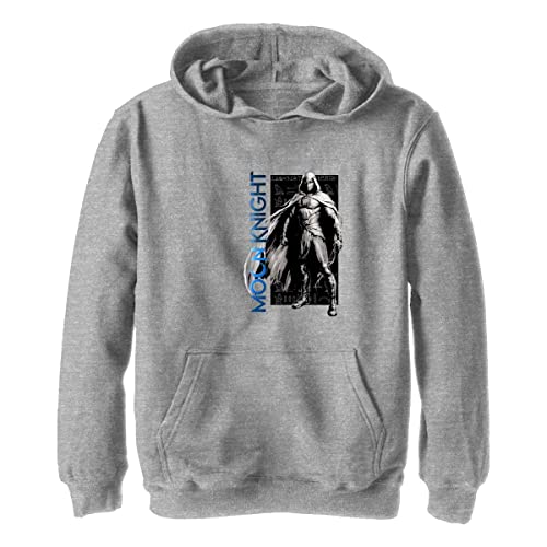 Marvel Chłopięca bluza z kapturem Moon Knight das Knight, Athletic Heather, S, Athletic Heather, S