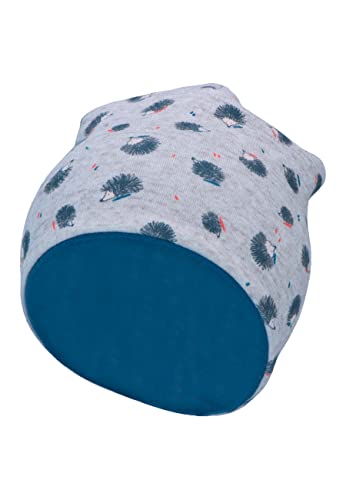 Sterntaler Chłopięca czapka beanie z jeżem, jasnoszary, 45