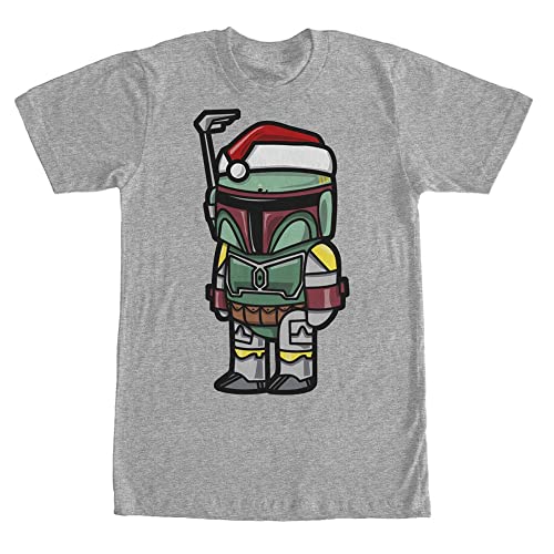 Star Wars Męski t-shirt z krótkim rękawem Classic Fit, szary (Heather Grey), S