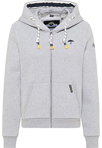 Schmuddelwedda Damska bluza z kapturem (1 szt.), Jasnoszary, XL