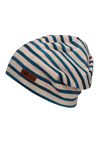Sterntaler Chłopięca czapka typu beanie w paski w kolorze naturalnym, 43