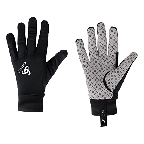 Odlo Unisex Aeolus Light rękawiczki, czarny, L