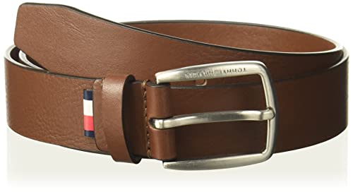 Tommy Hilfiger Pasek męski, Ciemny brąz, 110