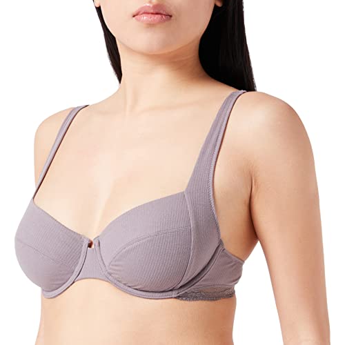 Triumph Damski biustonosz Natural Spotlight W Ex, Pigeon Grey, 90A