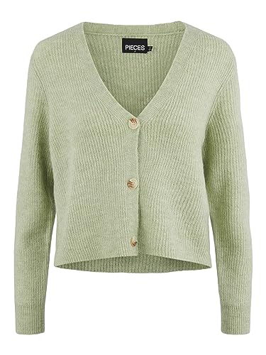 PIECES Damski kardigan NOOS BC PCELLEN LS Knit Cardigan Swamp, S