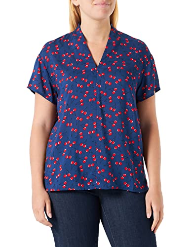 United Colors of Benetton Koszula damska, Niebieski, wzór A, 84y, XL