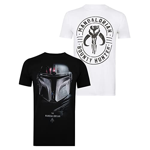 Star Wars Mandalorian - Pakiet nagród 2 - Męski T-shirt Pack - Multi - SML