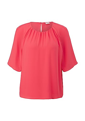 s.Oliver BLACK LABEL Bluzka damska, rękaw 3/4, fioletowa/różowa, 34 (DE), liliowy/różowy