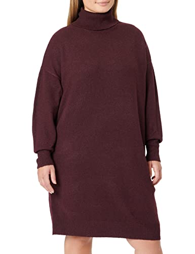 VERO MODA Damska sukienka z dzianiny VMBRILLIANT LS z rolowanym dekoltem sukienka GA Curve, Degustacja wina, M