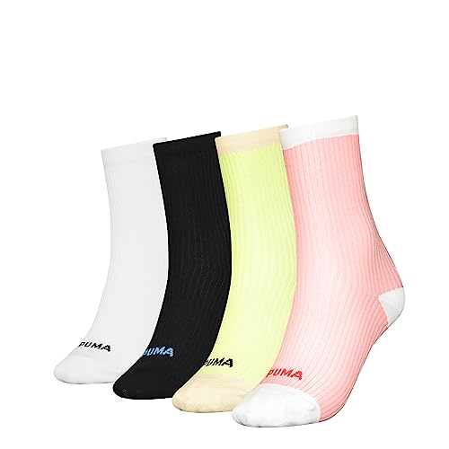 PUMA Damskie skarpety z logo Cat Rib Clasic, wielokolorowe, 35-38 EU, wielokolorowy, 35-38 EU