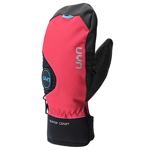UYN YETI Rękawiczki Mittens Pink/Black Millefeuille, XXL, Różowy/czarny millefeuille, XXL