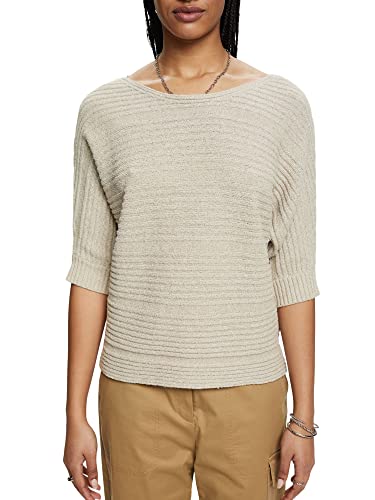 ESPRIT Damski sweter 033EE1I307, 339/DUSTY Green 5, XXS, 339/Dusty Green 5, XXS