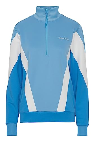 THEJOGGCONCEPT Damska bluza JCSIMA Contrast Sweatshirt, 201739 / Baltic Sea Mix, XL, 201739 / Baltic Sea Mix, XL