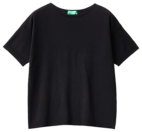 United Colors of Benetton Sweter damski, Czarny 100, S