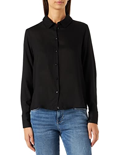 bestseller a/s Vmbeauty Ls Shirt Ga Noos Bluzka damska, czarny, M