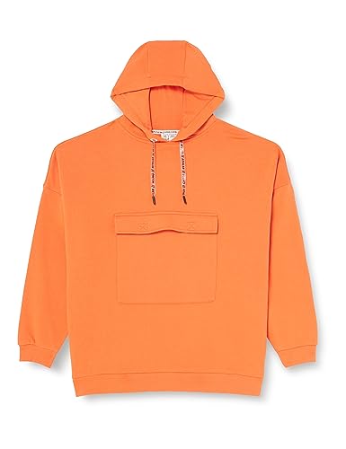 libbi Damska bluza z kapturem 23930095, pomarańczowa, XL, pomarańczowy, XL