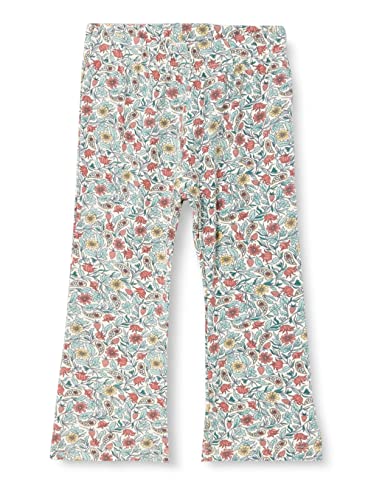 Noppies Baby Dziewczęce legginsy dla dziewczynek Nome Flared All Over Print, Blue Surf-P425, 80, Blue Surf - P425, 80 cm