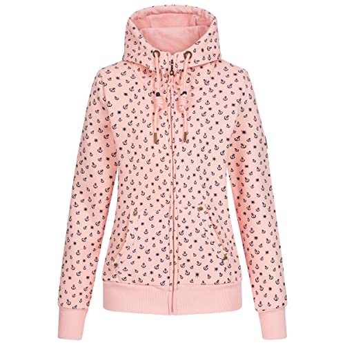 Ankerglut Damska bluza z kapturem bluza z długim rękawem #Ankergluthafen bluza z kapturem, rose, 40