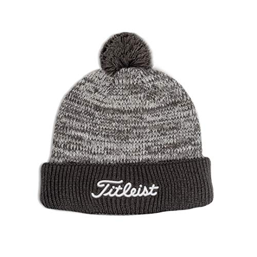 Titleist Czapka z pomponem Beanie, uniseks, szara/biała, szary/biały, jeden rozmiar