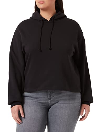 PIECES Damska bluza z kapturem Pcchilli Ls Noos, czarny, L