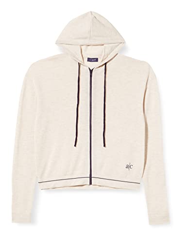 A|C Sport Damski sweter z kapturem Performance bluza z kapturem, beżowy, mały