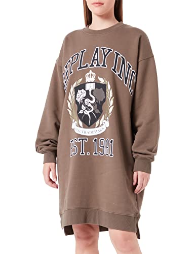 Replay Damska sukienka na co dzień, 123 Light Mud, XS