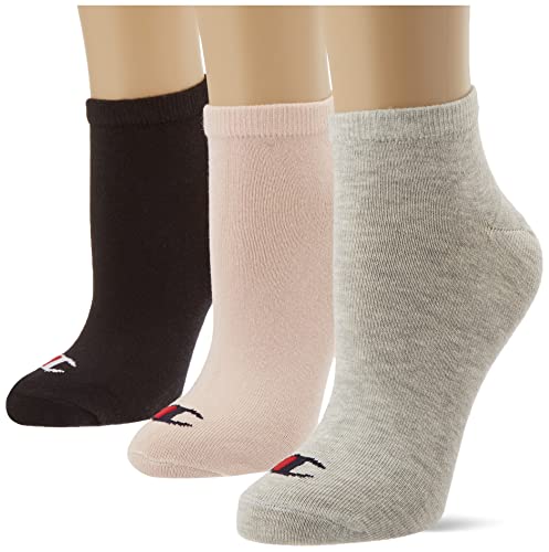 Champion skarpety 3 pak, Rosa Antico/Grigio Melange Chiaro/Nero, 39-42 EU