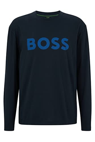 BOSS Koszulka męska, Ciemnoniebieski402, XL