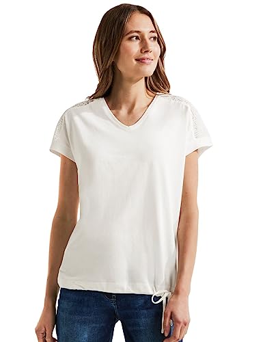 Cecil Damska koszulka koronkowa, Vanilla White, S
