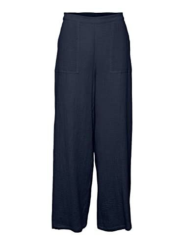 Vero Moda Vmnatali Nia HW Pant Wvn Spodnie Damskie, Marynarka wojenna, S