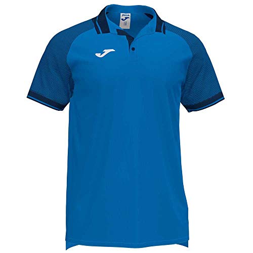 Joma Męska koszulka polo Essential II, niebieski (Royal-marino), 5XS