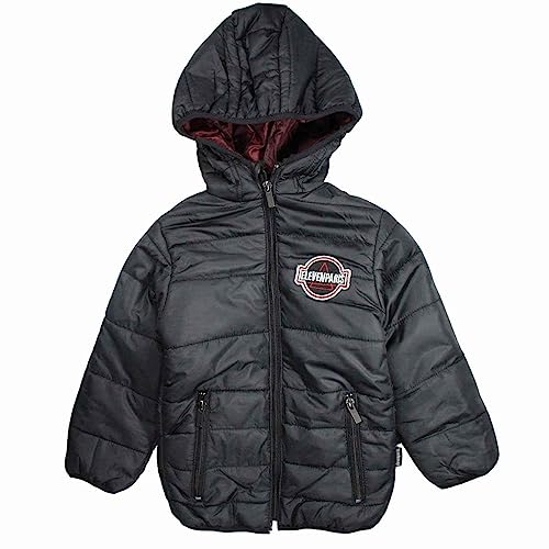 Eleven Paris Parka z kapturem, czarny, 4 lat