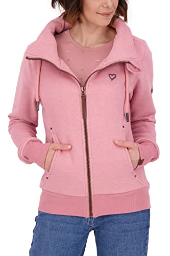 ALIFE AND KICKIN VivianAK A bluza damska z kapturem, bluza, Mauve Melange, XS