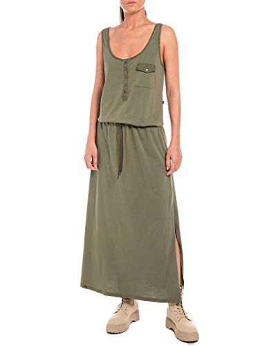 Replay Sukienka damska W9018, 238 wojskowa zieleń, M, 238 Army Green, M