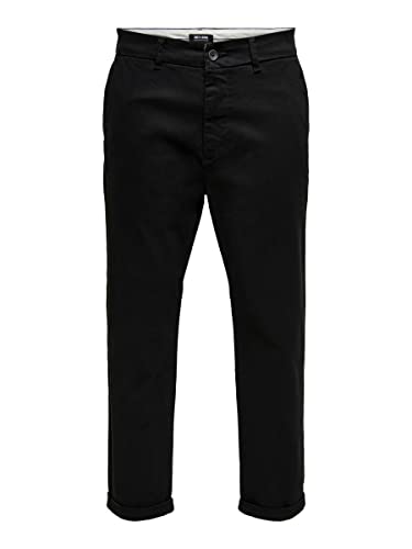 ONLY & SONS Spodnie męskie, czarny, 36W / 34L