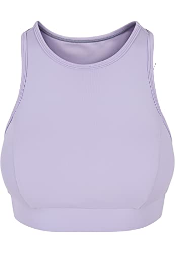 Urban Classics Damski biustonosz sportowy z wysokim dekoltem, lawendowy, XXL